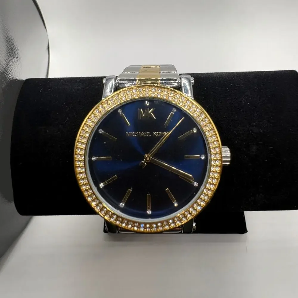 Michael Kors Women's Corey Three-Hand Two-Tone Stainless Steel Watch 38mm